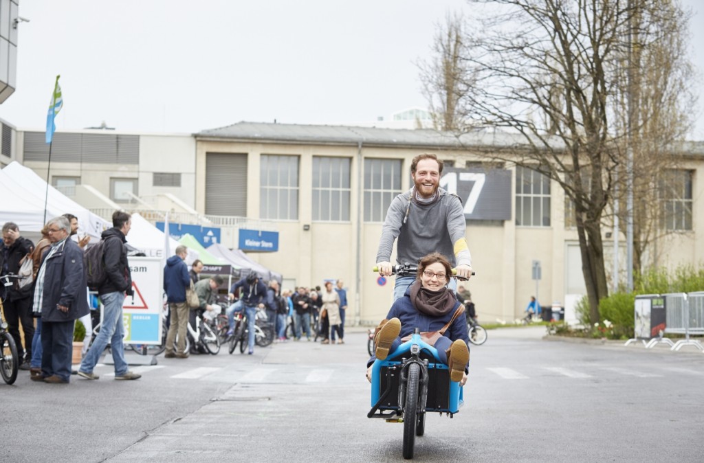 Transportrad auf der Veloberlin